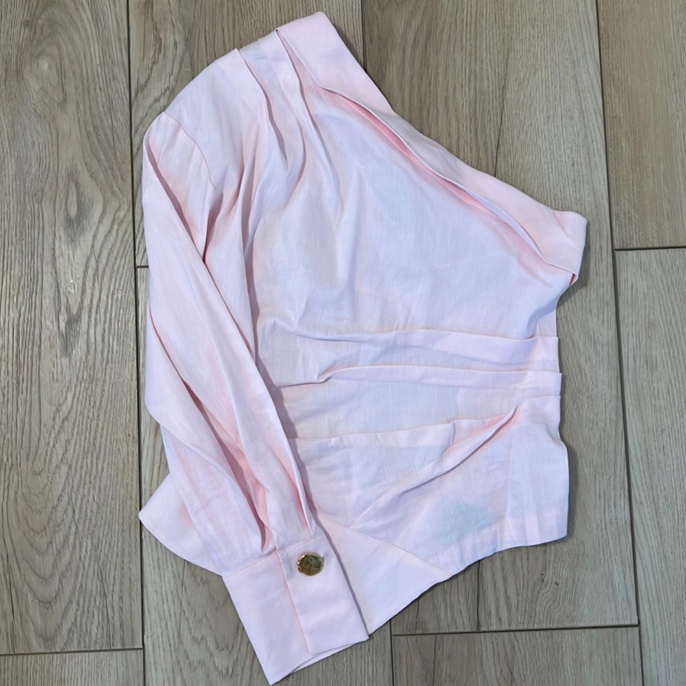 Really cute Zara Asymmetrical Blouse